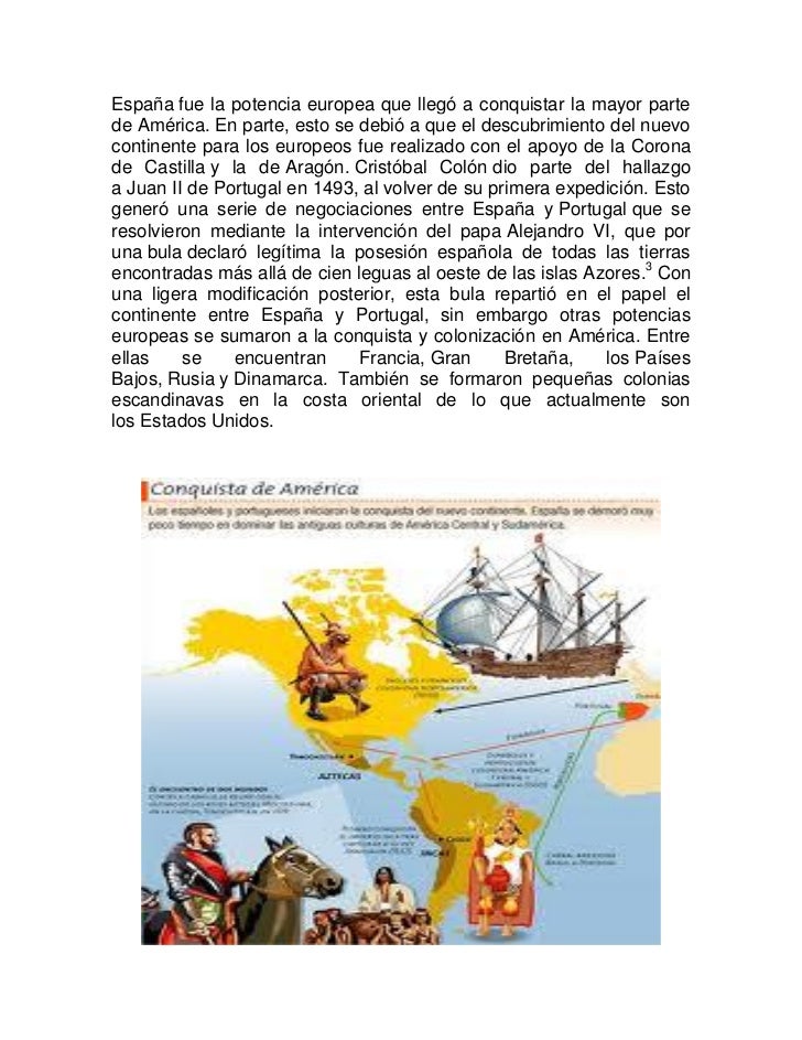 El encuentro de américa y europa