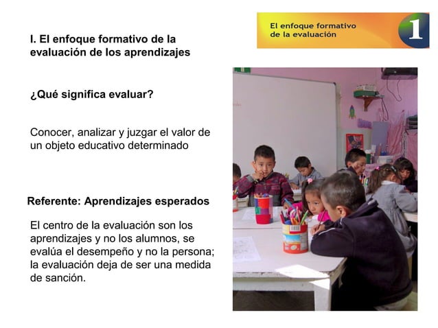 El enfoque formativo de la evaluación | PPT