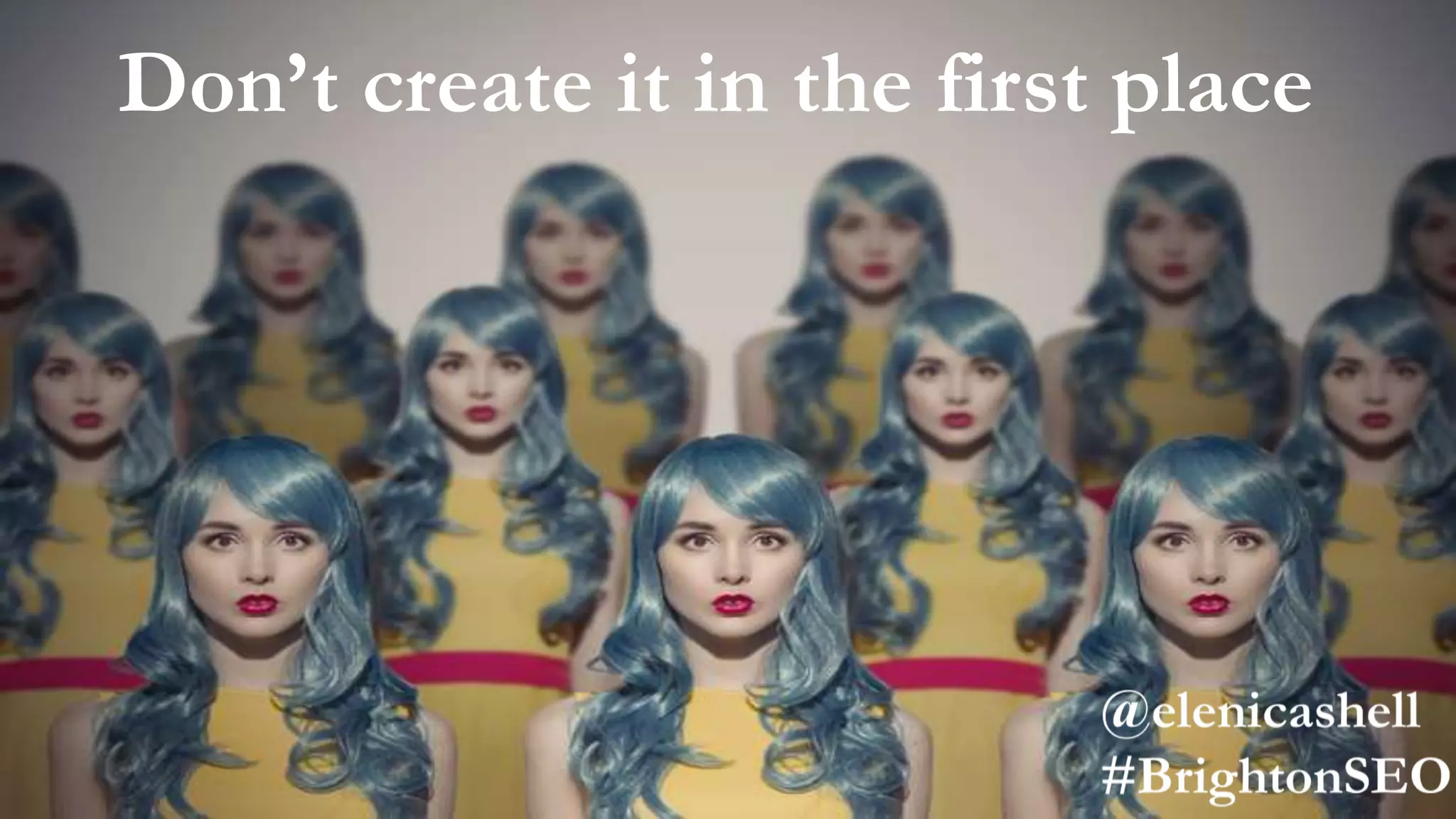 Don’t create it in the first place
 