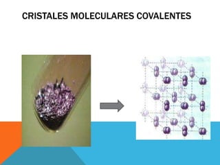 CRISTALES MOLECULARES COVALENTES

 