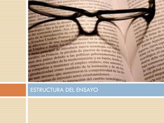 ESTRUCTURA DEL ENSAYO
 