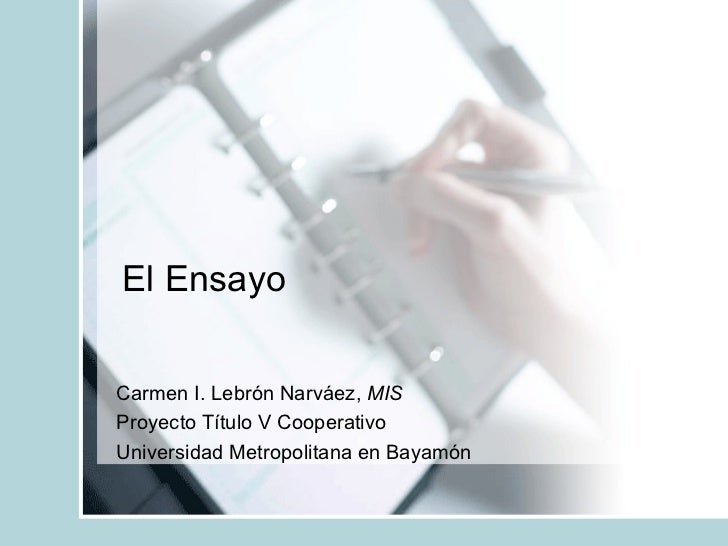 El Ensayo | el ensayo El Ensayo | el ensayo