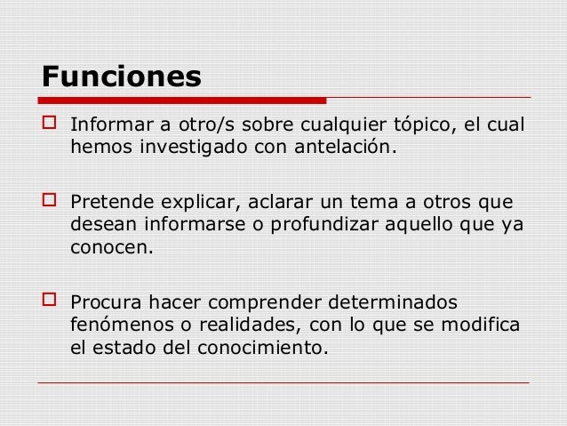 El ensayo expositivo
