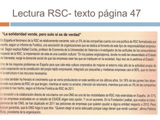 Lectura RSC- texto página 47
 