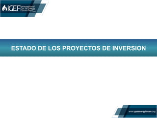 ESTADO DE LOS PROYECTOS DE INVERSION
 