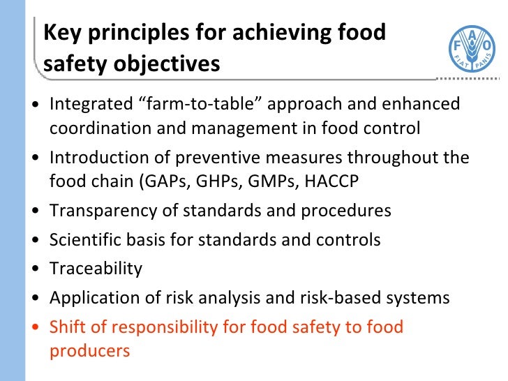 Eleonora Dupoy, FAO Food Safety and Nutritionaugust 2011
