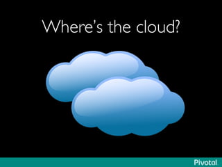Where’s the cloud?	

 