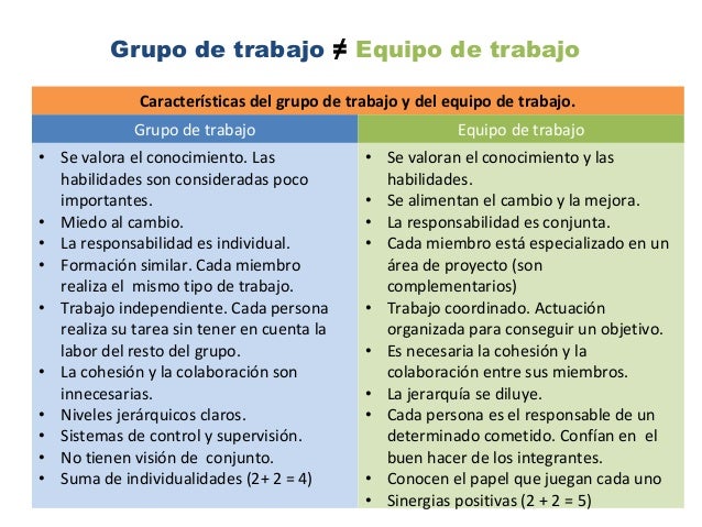 El equipo de trabajo - FOL