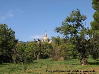 Vista del Monasterio desde el parque de la Casita del Principe