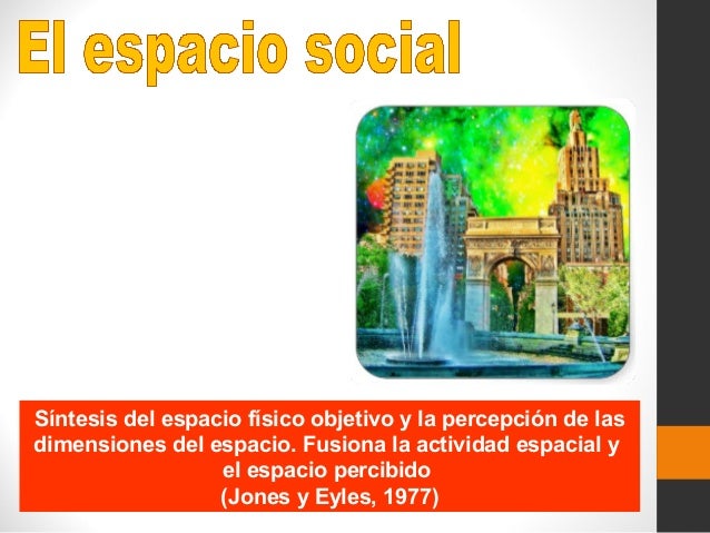 El espacio social