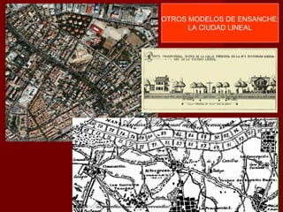OTROS MODELOS DE ENSANCHE:
      LA CIUDAD LINEAL
 