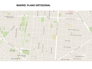 MADRID: PLANO ORTOGONAL
 