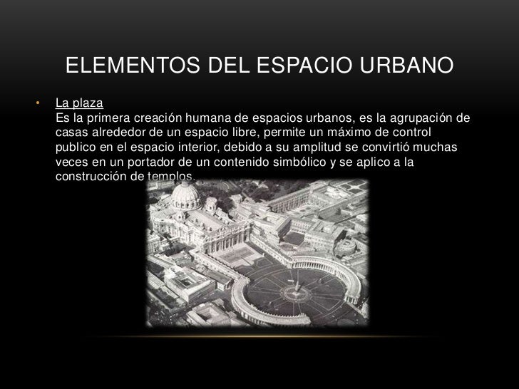 El espacio urbano diapositiva