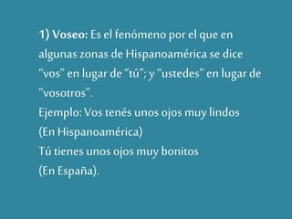 El Español de America | PPTX