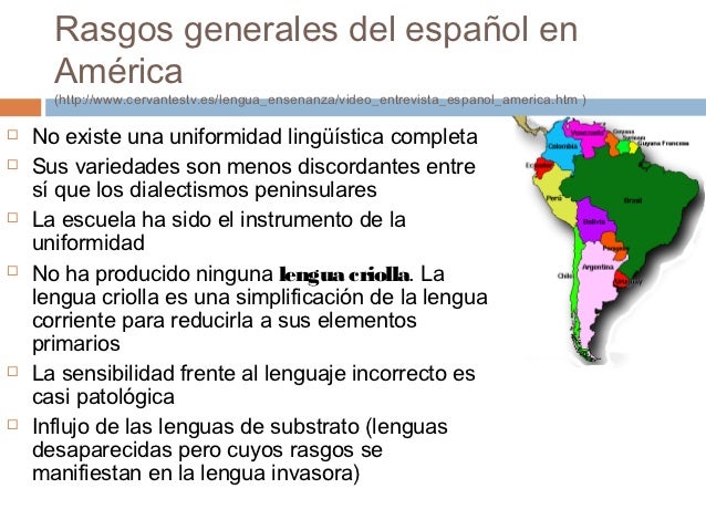 El español de américa