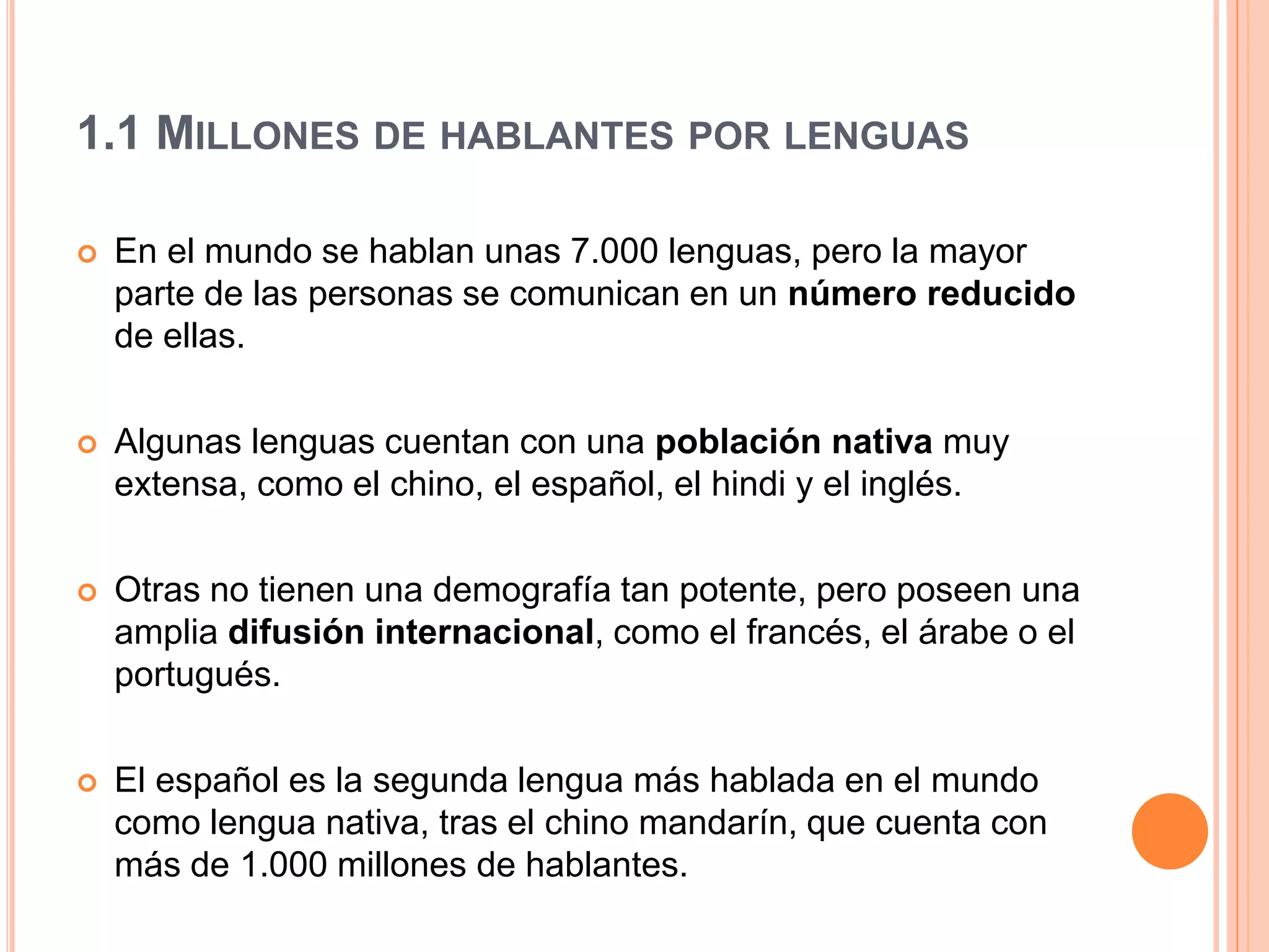 El español en el mundo | PPTX