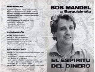 El espíritu del dinero Bob Mandel  Venezuela