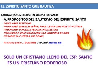 El espiritu santo | PPTX