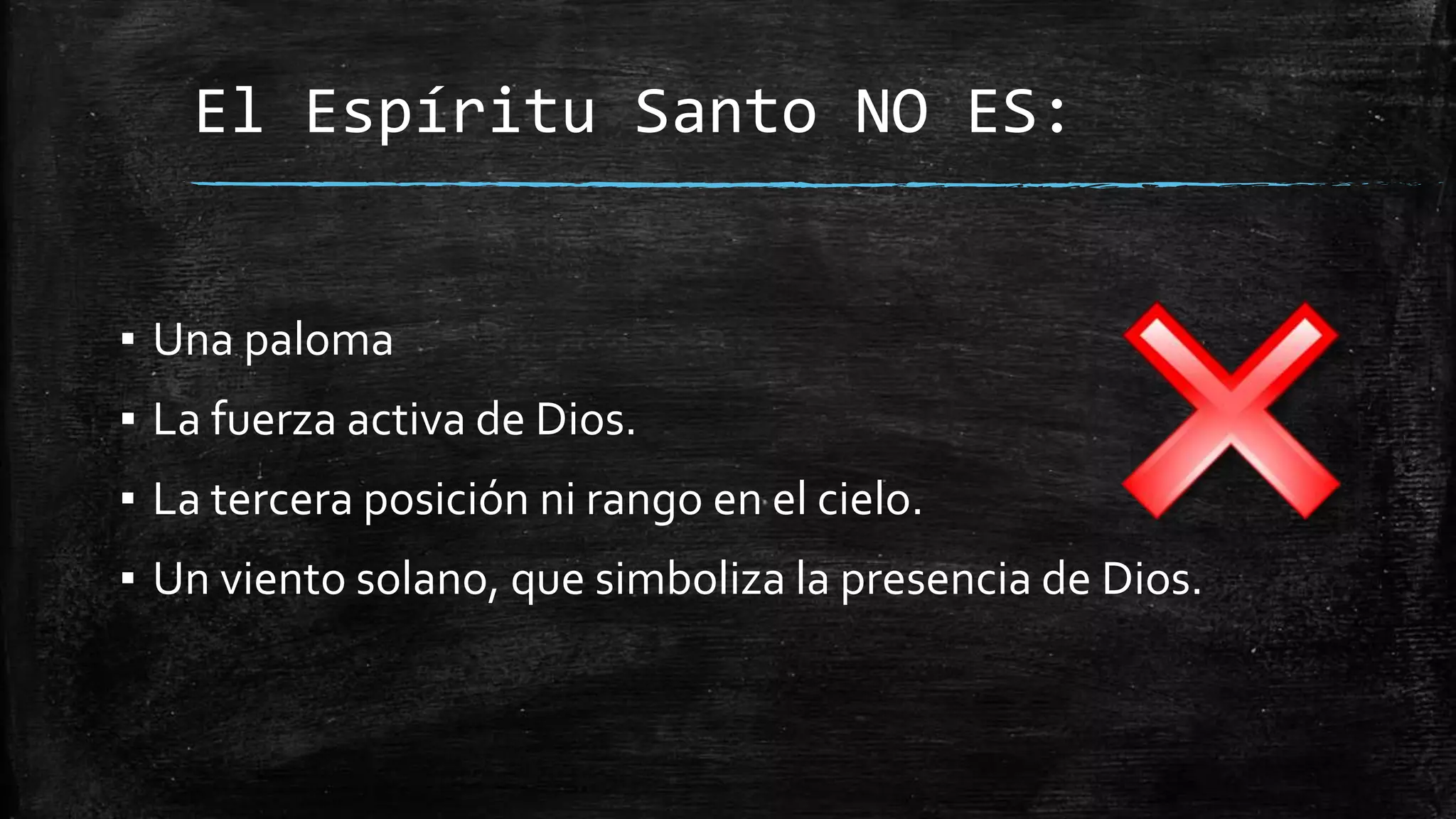 El Espíritu Santo, estudio completo | PPTX