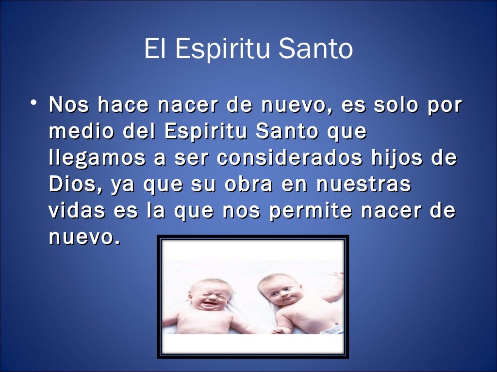 El espiritu santo El espiritu santo