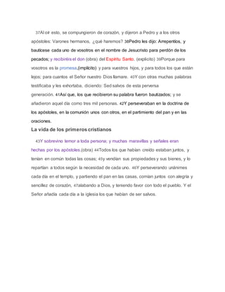 El espiritu santo de hechos | DOCX