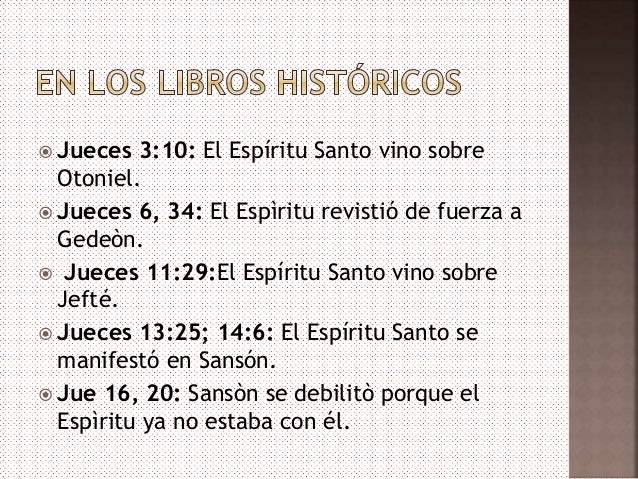 El Espiritu Santo, citas en el Antiguo Testamento
