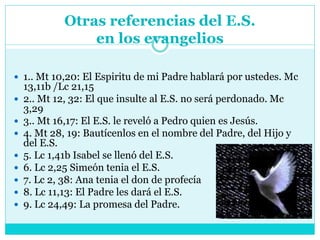 El Espritu Santo en los Evangelios | PPTX