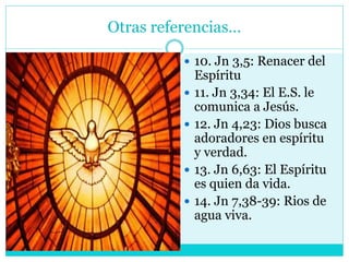 El Espritu Santo en los Evangelios | PPTX