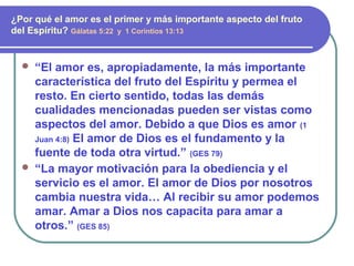 El espíritu Santo y el fruto del Espíritu | PPT