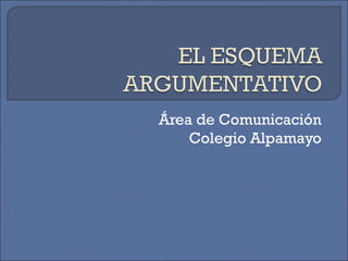 Área de Comunicación Colegio Alpamayo 
