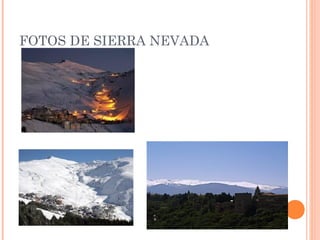 FOTOS DE SIERRA NEVADA
 