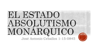 José Antonio Ceballos 1-15-0845
 