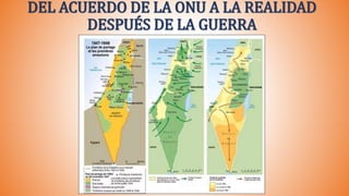 DEL ACUERDO DE LA ONU A LA REALIDAD
DESPUÉS DE LA GUERRA
 