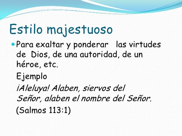 El estilo