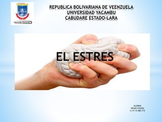 REPUBLICA BOLIVARIANA DE VEENZUELA
UNIVERSIDAD YACAMBU
CABUDARE ESTADO-LARA
ALUMNA
WILMA COLINA
C.I V-14.482.715
 