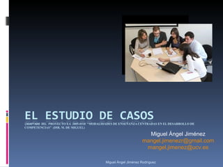 Miguel Ángel Jiménez [email_address] [email_address] Miguel Ángel Jiménez Rodríguez 