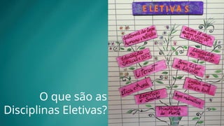 Eletivas - 2020.pptx para o ensino médio | PPTX
