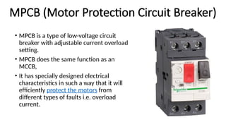 Mpcb Types ELETRICAL HAZARDS-SAFETY AND PROTECTIVE DEVICES.pptx