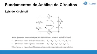 Leis de Kirchhoff
Fundamentos de Análise de Circuitos
 