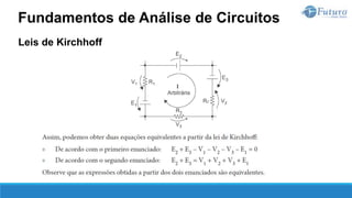 Leis de Kirchhoff
Fundamentos de Análise de Circuitos
 