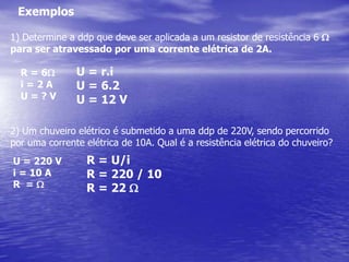 Ao ler a etiqueta de um aparelho elétrico, com as seguintes especificações (100V – 40W), Jéssica avaliou a potência doaparelho como sendo de 250 W. Diga se Jéssica está certa. Pot = U.i = U²/R = R.i²U = 100 VR = 40 WPot = 100² / 40Pot = 250 WJéssica estava certa.