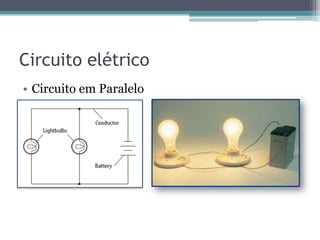 Circuito elétrico
•  Circuito em Paralelo
 