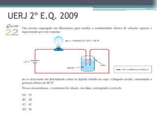 UERJ 2º E.Q. 2009
 