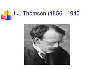 J.J. Thomson (1856 - 1940 
 