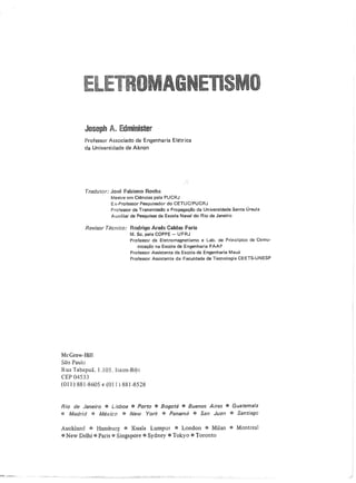 Eletromagnetismo  -joseph_a._edminister