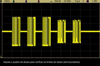 MegaZoom1s de AquisiçãoProfundidade de MemóriaMegazoomOs Benefícios da Alta Capacidade de Memória:Osciloscópio com MemóriaMegazoom - “ANALOG FEEL”Osciloscópio de PoucaMemória1s de AquisiçãoPontosAmostrados: 50 pontosResolução da Amostra: 20 msPontosAmostrados: 5 pontosResolução da Amostra: 200 ms