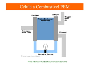 Célula a Combustível PEM

Fonte: http://www.humboldt.edu/~serc/animation.html

 