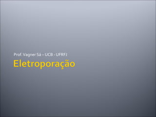 Prof. Vagner Sá – UCB - UFRFJ 
 