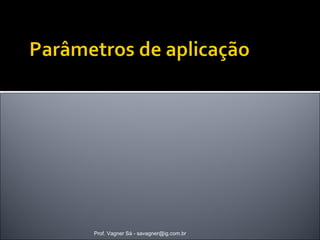 Prof. Vagner Sá - savagner@ig.com.br 
 