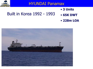 HYUNDAI Panamax Built in Korea 1992 - 1993 3 Units 65K DWT 228m LOA 
